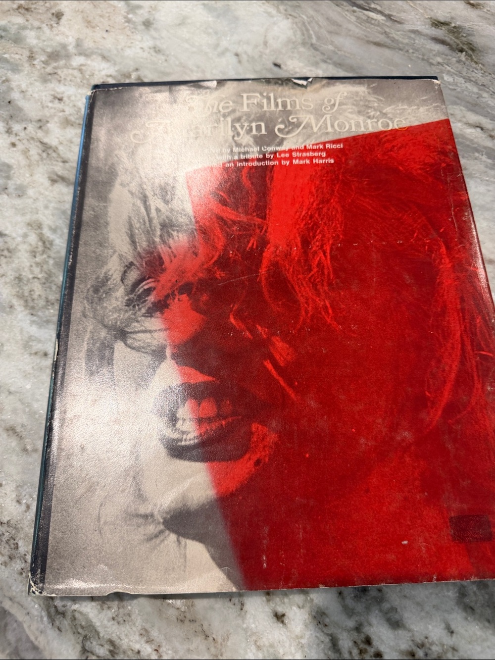 Marilyn Monroe Photo Book - Red/Black Hardcover